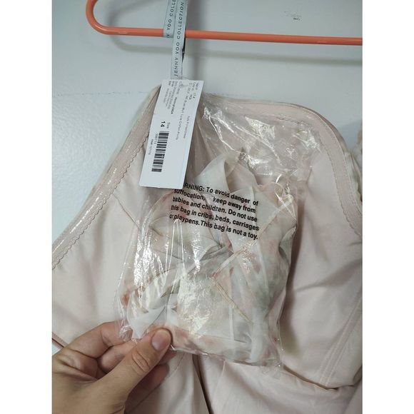Jenny Yoo Nyla blush convertible A-line floor length dress size 14 NWT - Picture 9 of 15